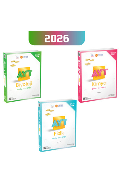 3D Yayınları 2026 345 AYT Fen Seti ( Fizik Soru Bankası + Kimya Soru Bankası ...