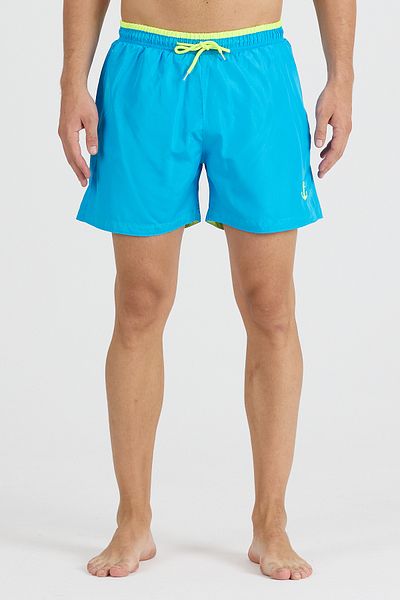 pandy Pantaloni scurți de baie cu buzunar din plasă căptușiți colorați