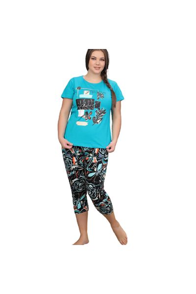 Generic Women's Bermuda Oversized Pajamas - PJ 597