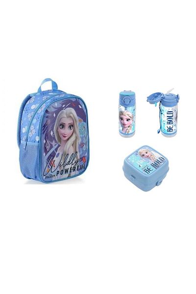 Frozen Τσάντα νηπιαγωγείου, δοχείο διατροφής και μπουκάλι νερού