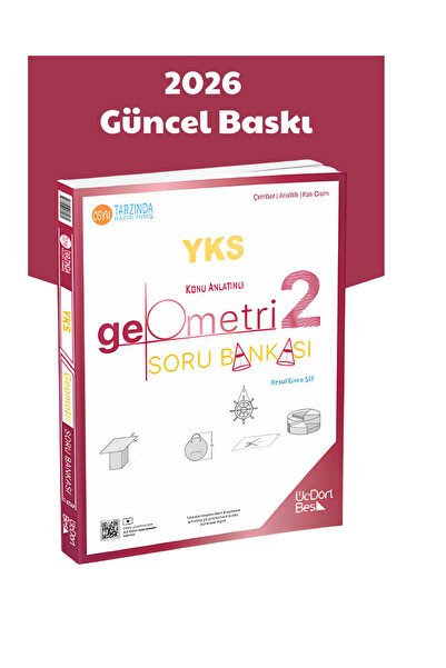 3D Yayınları 2026 345 YKS Geometri 2 Soru Bankası - Güncel Baskı