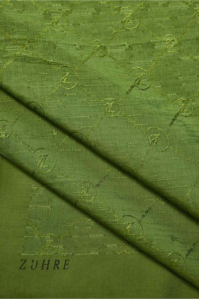 Zühre Khaki Koza Scarf 0082