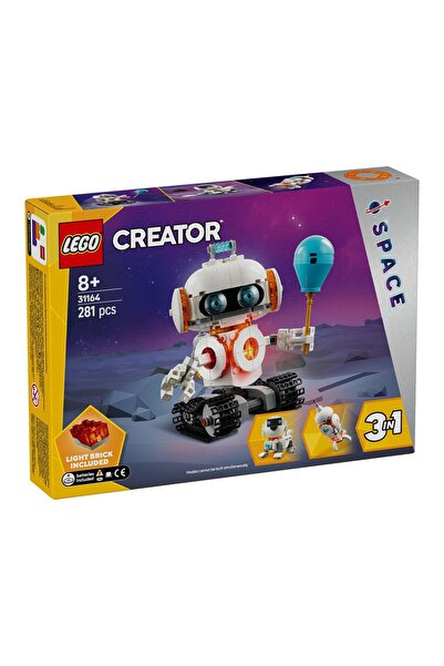 Nilly Toys 31164 لعبة بناء كريتور 3 في 1 - روبوت فضائي 281 قطعة +8 سنوات