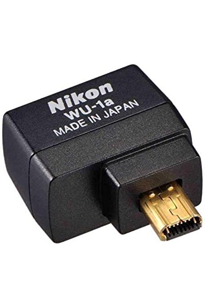 NİKON WU-1A WLAN Adapter - USB Network Adapter (WLAN 802.11b Port, WLAN 802.11g Port), Black