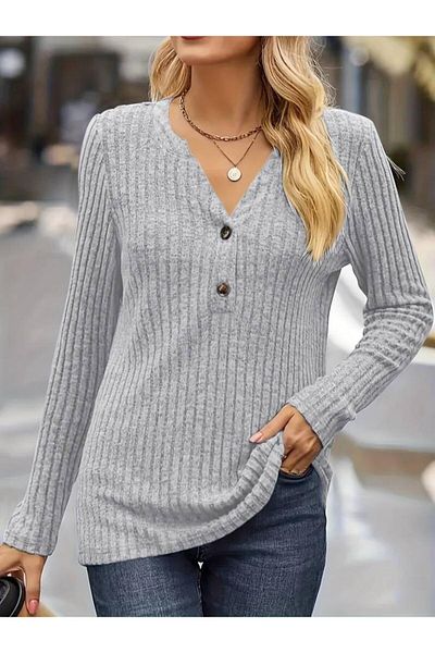 modamtn Women's Long Sleeve V-Neck Button up Hoodie Camisole Blouse