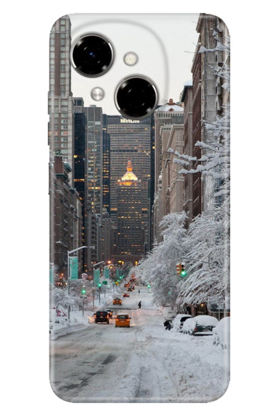 TECNO Spark Go 1 2025 6.67" Case Art Silicone Printed Tpu Winter New York