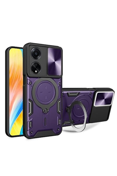 Gear Carcasă de înaltă protecție pentru Oppo A98 5G, plastic dur, violet berry