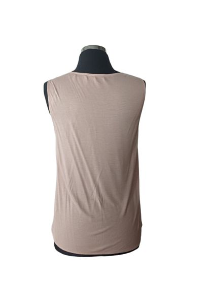 HALLHUBER Silk Sleeveless Bluz with Lining