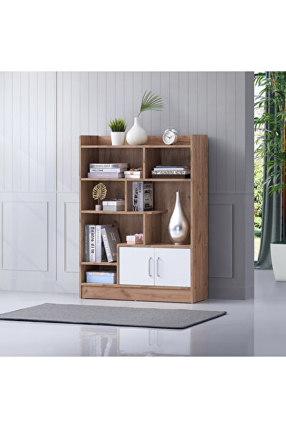 Generic خزانة كتب موفو ألفورد إلورا ذات بابين ورف