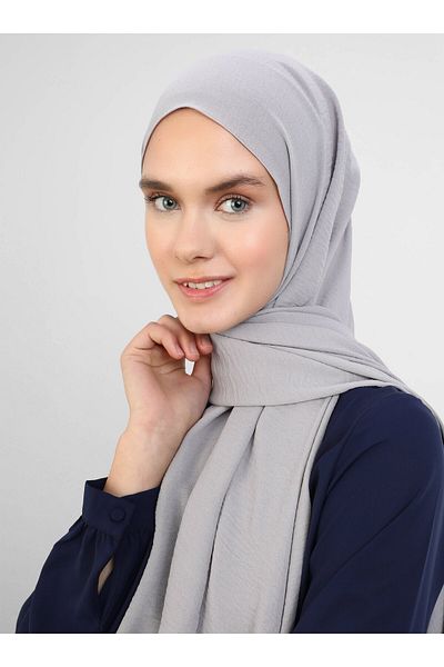 Tuva Crepe Jazz Shawl - Stone -