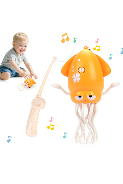 Choice1 ألعاب الحبار الإلكترونية الراقصة باللون الأصفر مع صندوق مع الضوء والم...