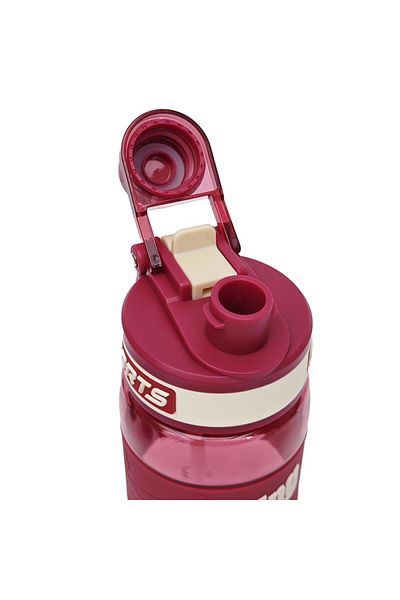 B4U Kids water bottle, pop-up flip-top with straw, with grip and handle, red, 600 ml YHSQ2458
