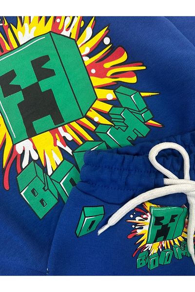 chibuumbabykids Boy's Minicraft Printed Tracksuit Set
