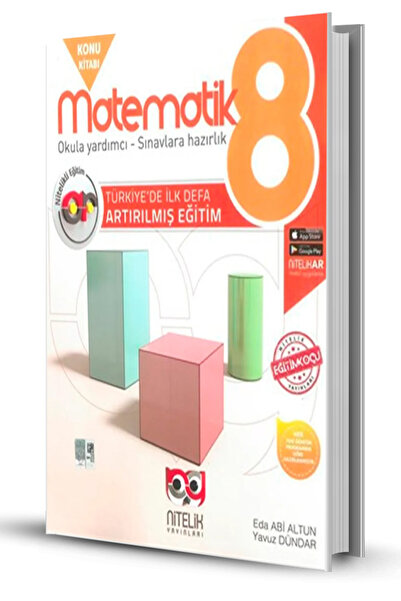 Nitelik Yayınları 8.sınıf Lgs Matematik Artırılmış Konu Kitabı