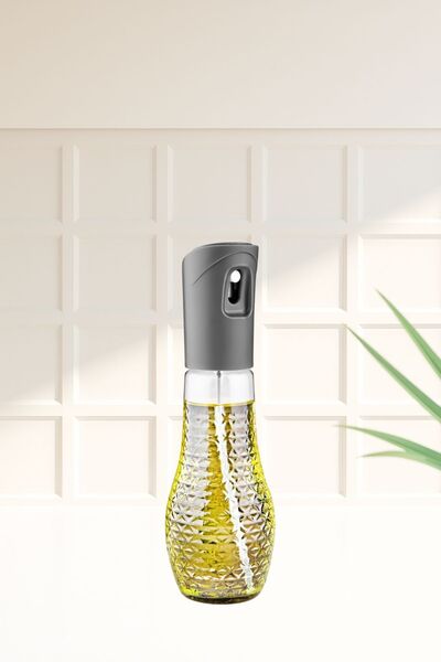 GLUS 250 ML Cam Yağdanlık Şişesi Sızdırmaz Mutfak Yağlık Sirkelik Sosluk Şeff...