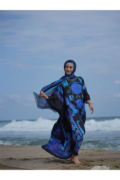 MONOOR Kaftan and Shawl Set