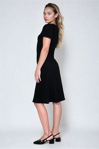 SCREENSHOT Women S Wrap V-Neck Dress - Relaxed and Modern Fit / Different Color Options