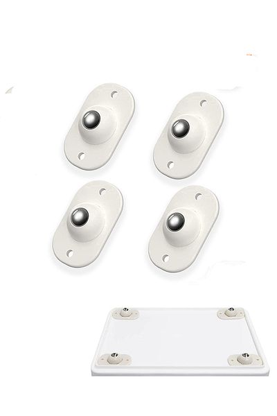 COZY SENSE Goods Slide Apparatus 4Pcs Mini Adhesive Casters Practical Table Coffee Table Chair Moving Ball