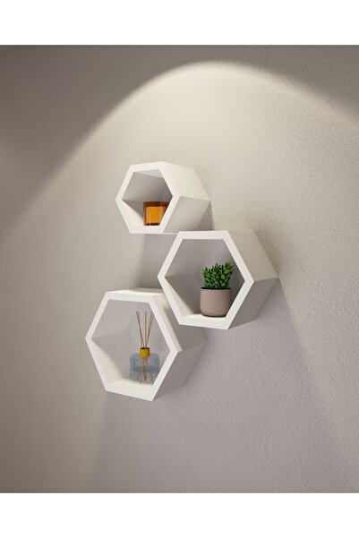 mobivera 3lü Altıgen Raf