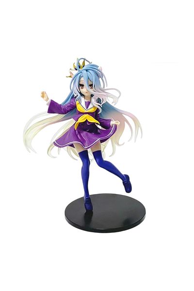 Miniso no box Anime NGNL No Game No Life White " 18.5CM Shiro PVC Model Action Figures Model Collection Orn
