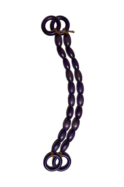 İthal Ahşap Boncuklu Çanta Sapı (40cm)-Model 19