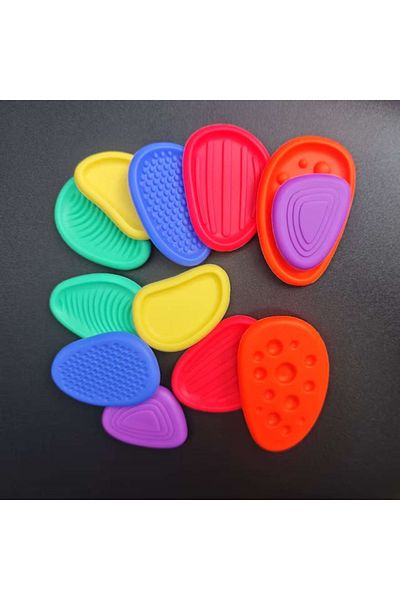 Choice 2set 12pcs Fidget Toys Sensory Stone 6 Pack Textured Worry Stone Social Emotional Feelings Toys For