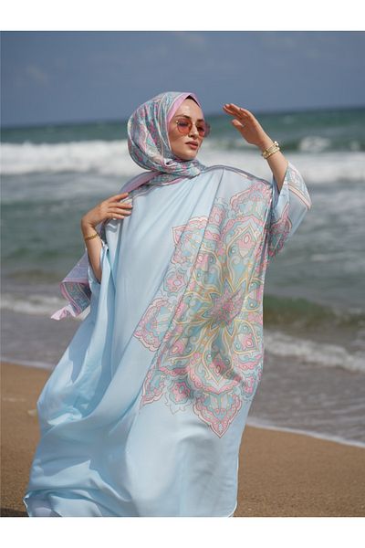 MONOOR Kaftan and Shawl Set