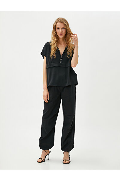 Koton Loose Sleeve Half Sleeve Blouse