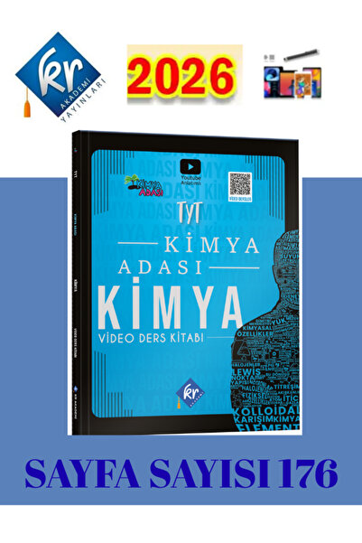 Ens Yayıncılık KR Akademi 2025-2026 Müfredat Kimya Adası TYT Kimya Video Ders Kitabı