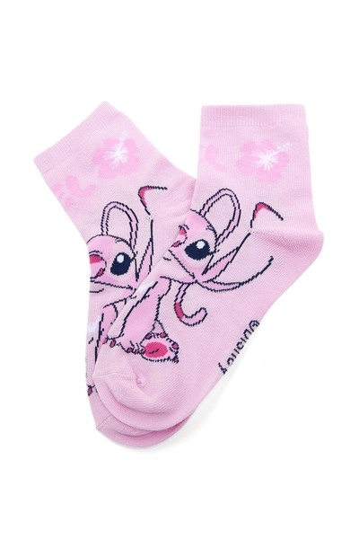 R&B 3 Pack Stitch Print Ankle Socks