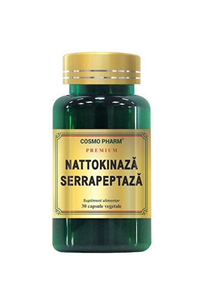 Premium Nattokinaza Serrapeptaza, 30 Capsules
