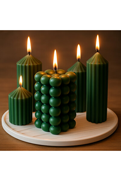 Handmade Bellevie candles dekoratif mum seti