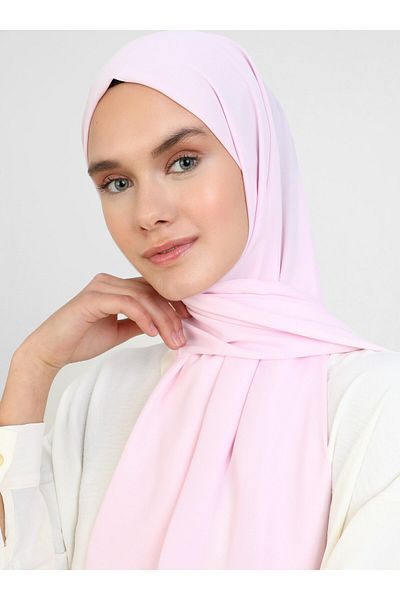 Tuva Crepe Shawl - Pinky -