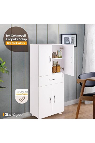 my design eviniz için en özel tasarımlar Çok amaçlı dolap & 4 Kapaklı Tek çekmeceli
