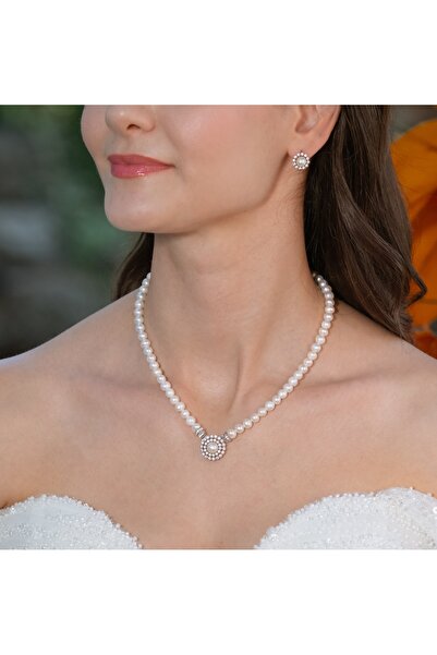 İLK İNCİ TAKI Gerçek Doğal İnci Set – ST0115