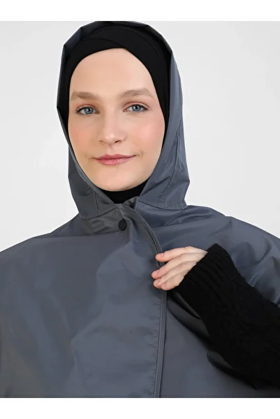 Ecardin Raincoat with Clips - Gray -