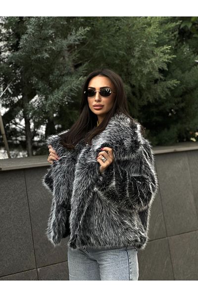 MONNET MODA Haină de blană - Elysian Dream Black