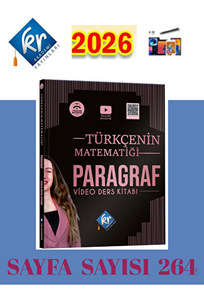 Ens Yayıncılık KR Akademi 2025-2026 Müfredat Gamze Hoca Türkçenin Matematiği Paragraf Video Ders Kitabı
