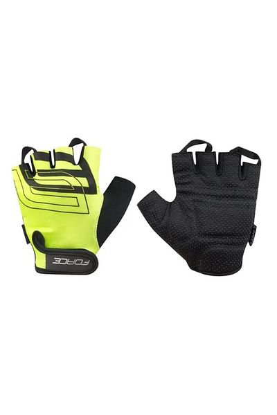 Force Cycling Gloves Sport - L, Green-Black