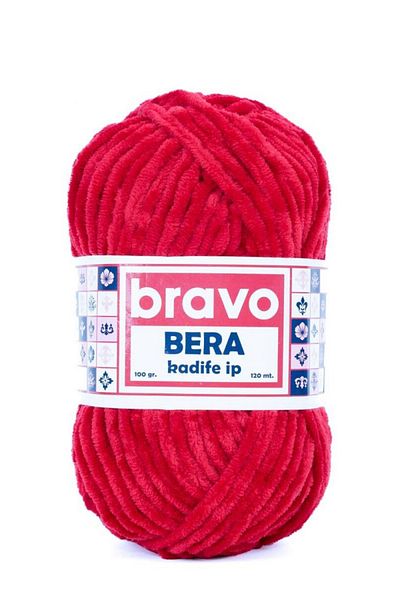 BD fold yarn برافو بيرا 920 خيط حياكة من خيوط المخمل الأحمر الداكن