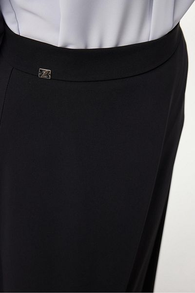 Zühre Black A-Line Skirt Etk-0162