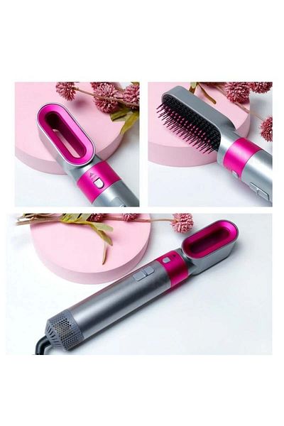 OEM 5 in 1 Multifunctional Electric Hair Brush - Dryer, Curler, Straightener and Curling Iron
