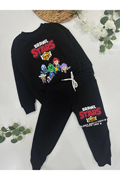 chibuumbabykids SET DE PANTALON DE TRANSPORT BRAWL STAR PRINTED BĂIEȚI