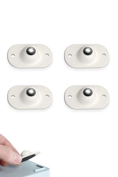COZY SENSE Furniture Slider Attachment 4-Piece 360 Degree Swivel Ball Bearing Furniture Slider Transport Caster Furniture Wheel