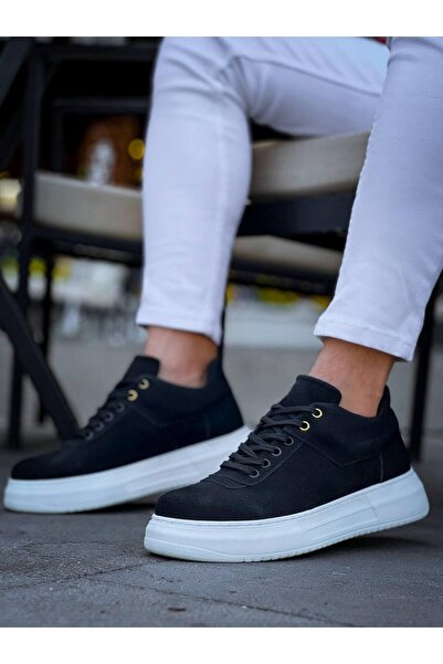 BESKAR Kb X20 Black Suede Casual Men's Shoes – Breathable Construction