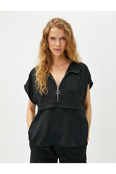 Koton Loose Sleeve Half Sleeve Blouse