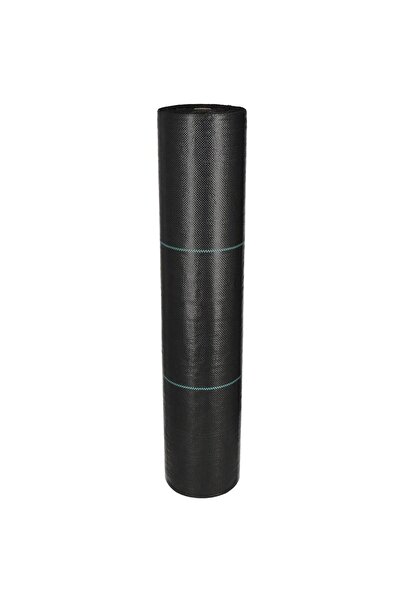 SERSIMO Folie agrotextilă, mulcire, anti-buruieni, filtru UV, 50 x 0,8 metri, 70g/m2, neagră