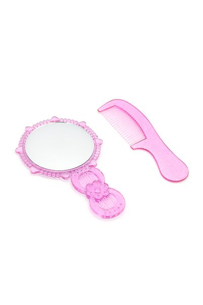 global fashion Hair comb and mirror set, purple color