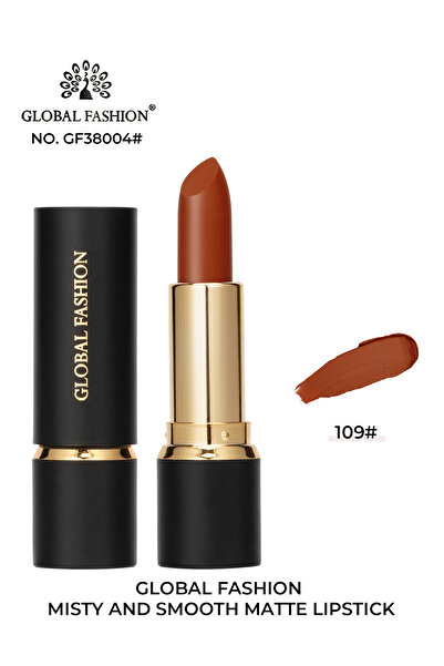 global fashion Матово червило Misty and Smooth Global Fashion, GF38004 #109