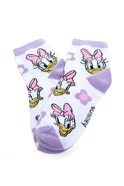 R&B 3 Pack Daisy Print Ankle Socks